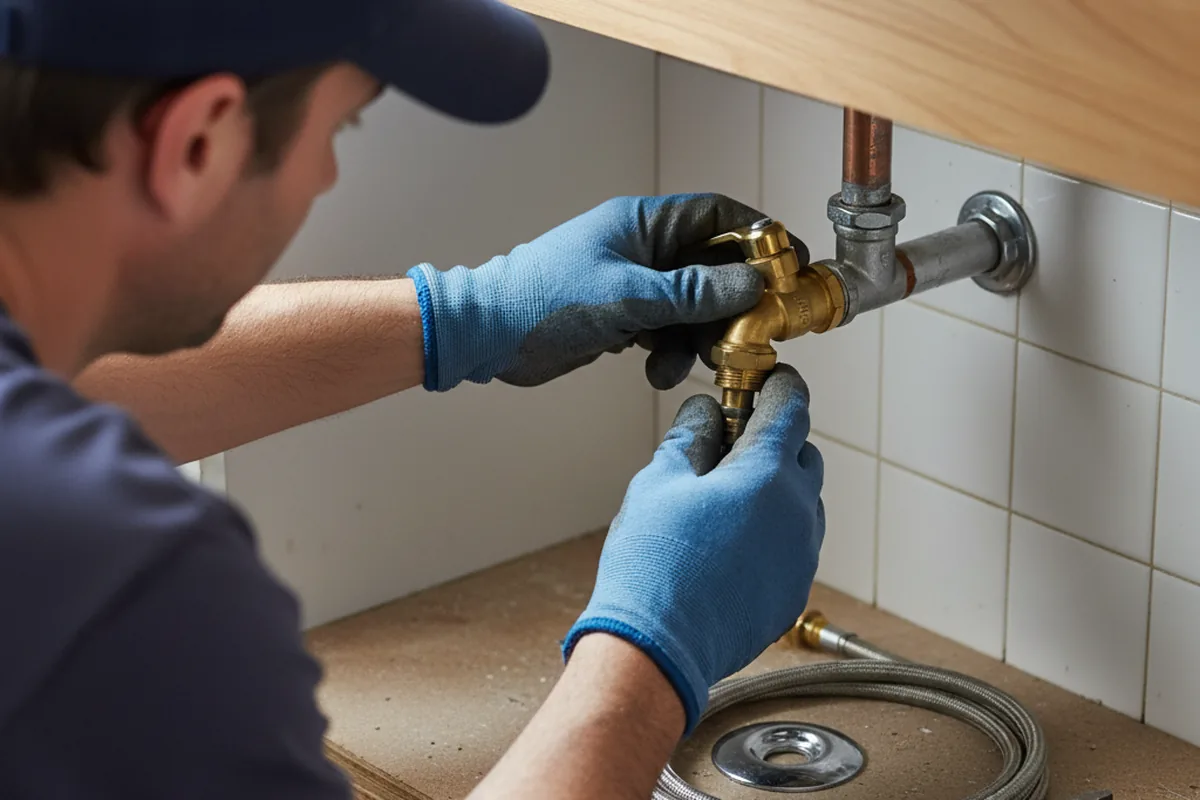 Shutoff valve and fitting work during Faucet and Fixture Repair in Dawson Springs